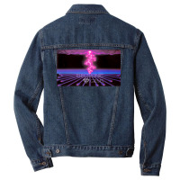 Electronic Gems   Circuit Thunderstorm (雷雨) Men Denim Jacket | Artistshot