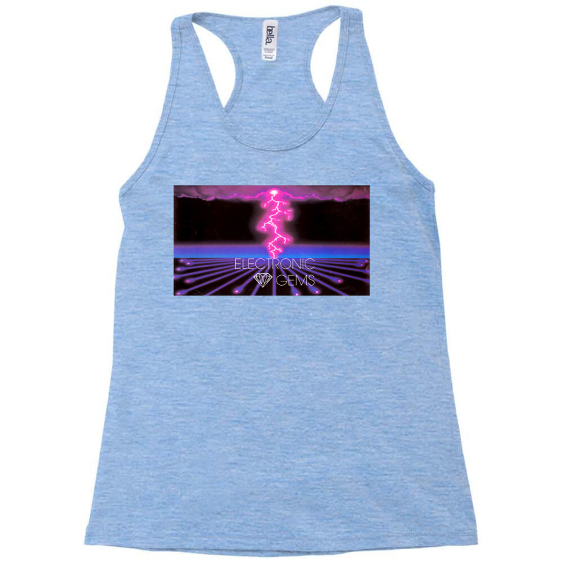 Electronic Gems   Circuit Thunderstorm (雷雨) Racerback Tank by mamaserashama | Artistshot