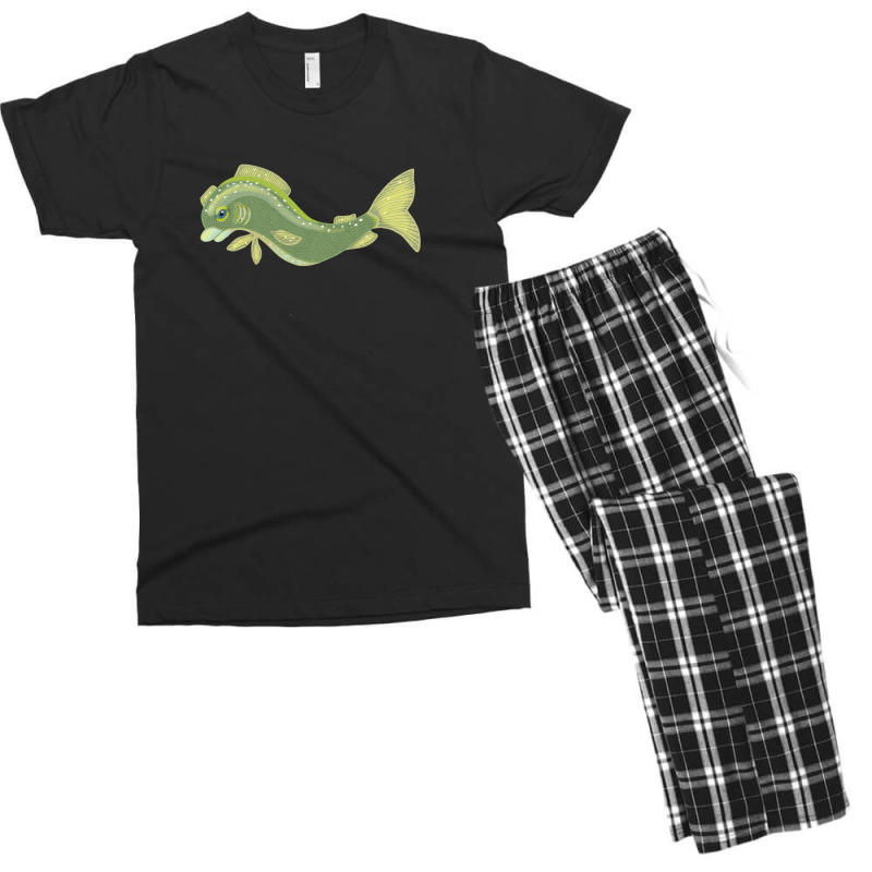 A Beautiful Fish Men's T-shirt Pajama Set by BullShirtCo | Artistshot