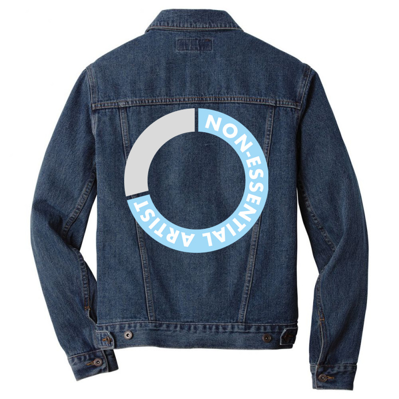 Non Artist Blue Men Denim Jacket by zydravidic2 | Artistshot