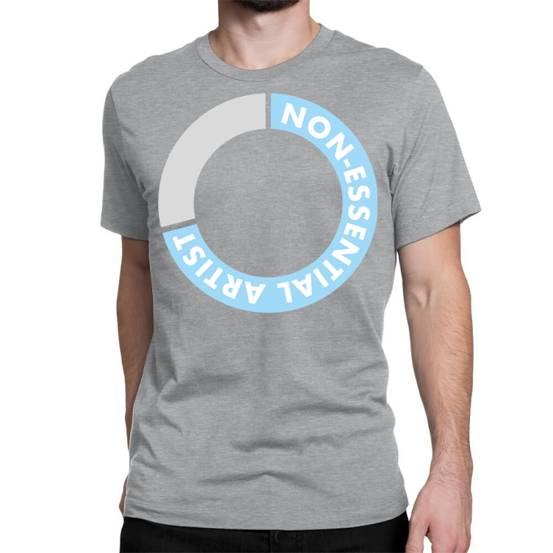 Non Artist Blue Classic T-shirt by zydravidic2 | Artistshot