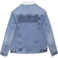 Don Delillo Retro Unisex Sherpa-lined Denim Jacket | Artistshot