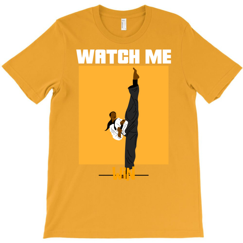 Watch Me Win Brown Skin Black Girl Magic Martial A T-shirt | Artistshot