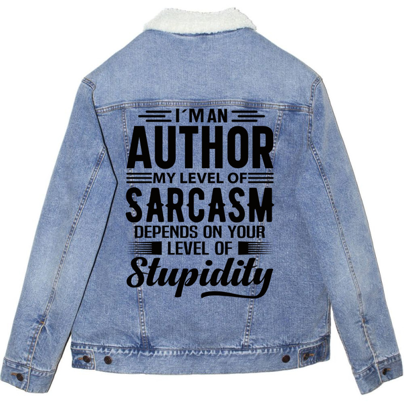 Im An Author Tumblr Unisex Sherpa-Lined Denim Jacket by omakatetterl | Artistshot