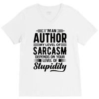 Im An Author Tumblr V-neck Tee | Artistshot