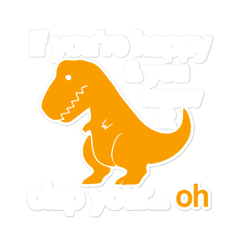 T Rex Clap Your Hands Classic Sticker | Artistshot