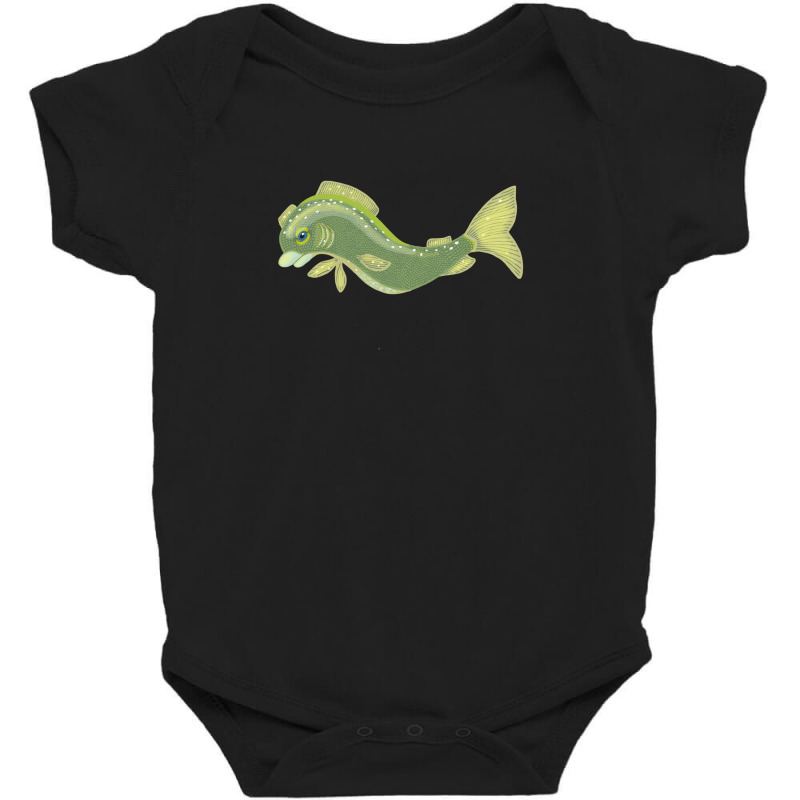 A Beautiful Fish Baby Bodysuit by BullShirtCo | Artistshot