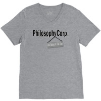 Philosophy Corp Yellow V-neck Tee | Artistshot