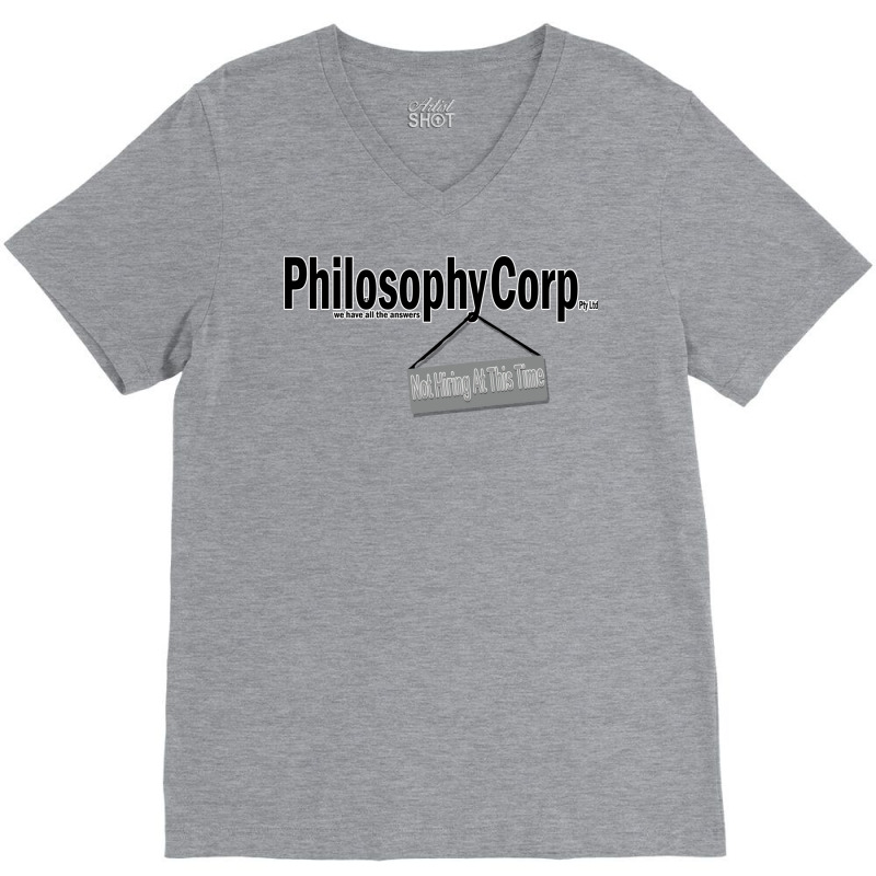 Philosophy Corp Yellow V-Neck Tee by omakatetterl | Artistshot