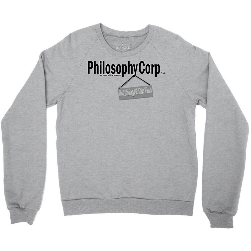 Philosophy Corp Yellow Crewneck Sweatshirt by omakatetterl | Artistshot