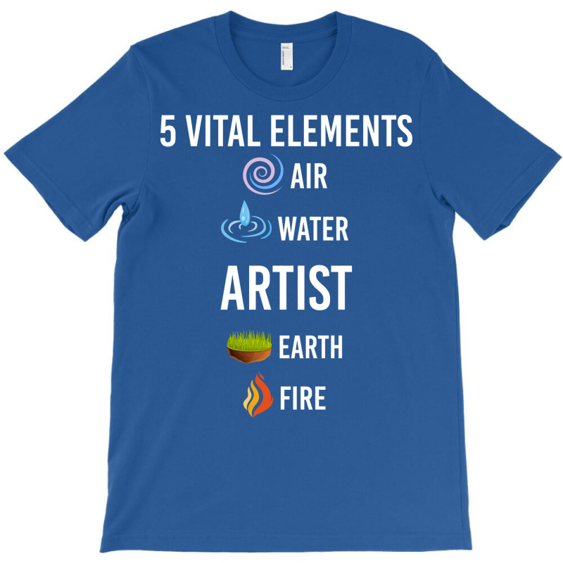 5 Elements Artist 70s T-shirt | Artistshot