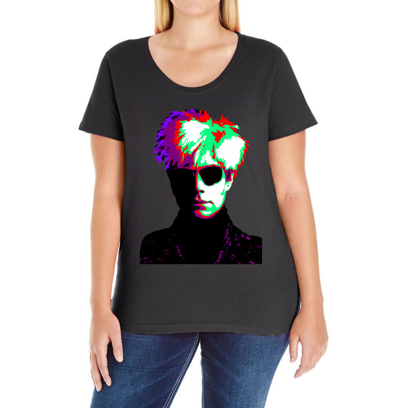 Andy Warhol Pop Art Portrait Stars Ladies Curvy T-Shirt by festaniarf | Artistshot