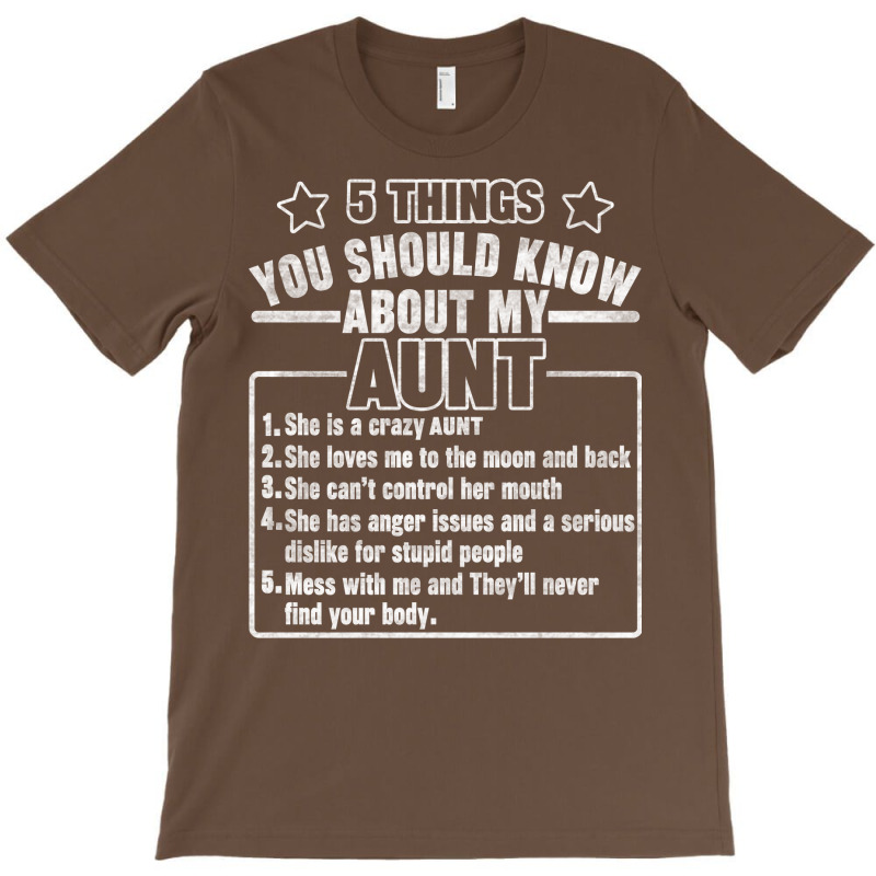 5 Things You Should Know About My Aunt 70s T-shirt | Artistshot