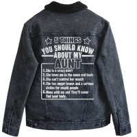 5 Things You Should Know About My Aunt 70s Unisex Sherpa-lined Denim Jacket | Artistshot