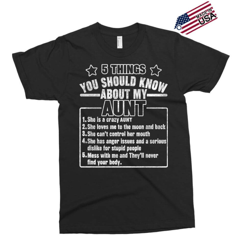 5 Things You Should Know About My Aunt 70s Exclusive T-shirt | Artistshot