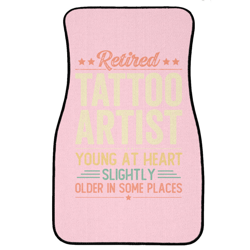 Retired Tattoo Artist Aesthetic Front Car Mat | Artistshot