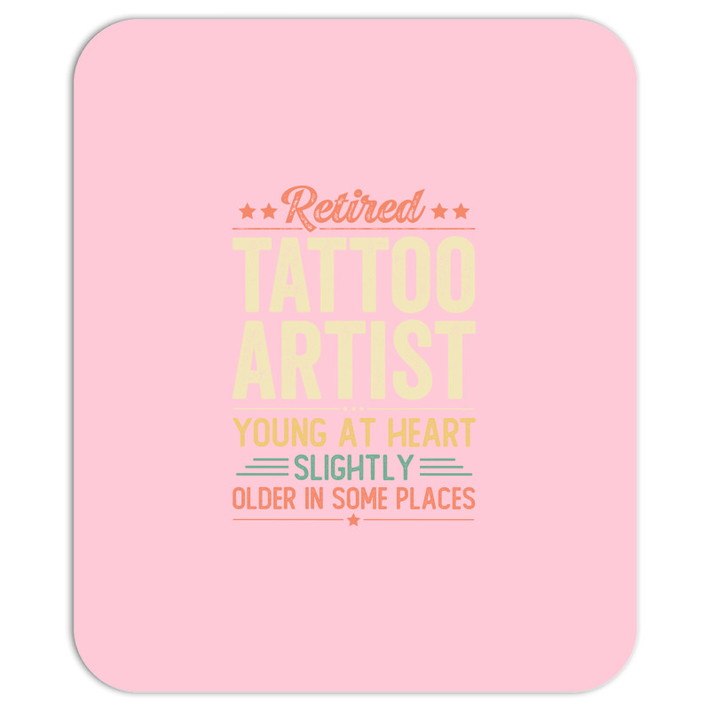 Retired Tattoo Artist Aesthetic Mousepad | Artistshot