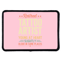 Retired Tattoo Artist Aesthetic Rectangle Patch | Artistshot