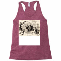 Modern Artist Palette With Skull Allegorical Drawi Racerback Tank | Artistshot