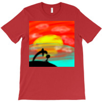 The Sunset Red T-shirt | Artistshot