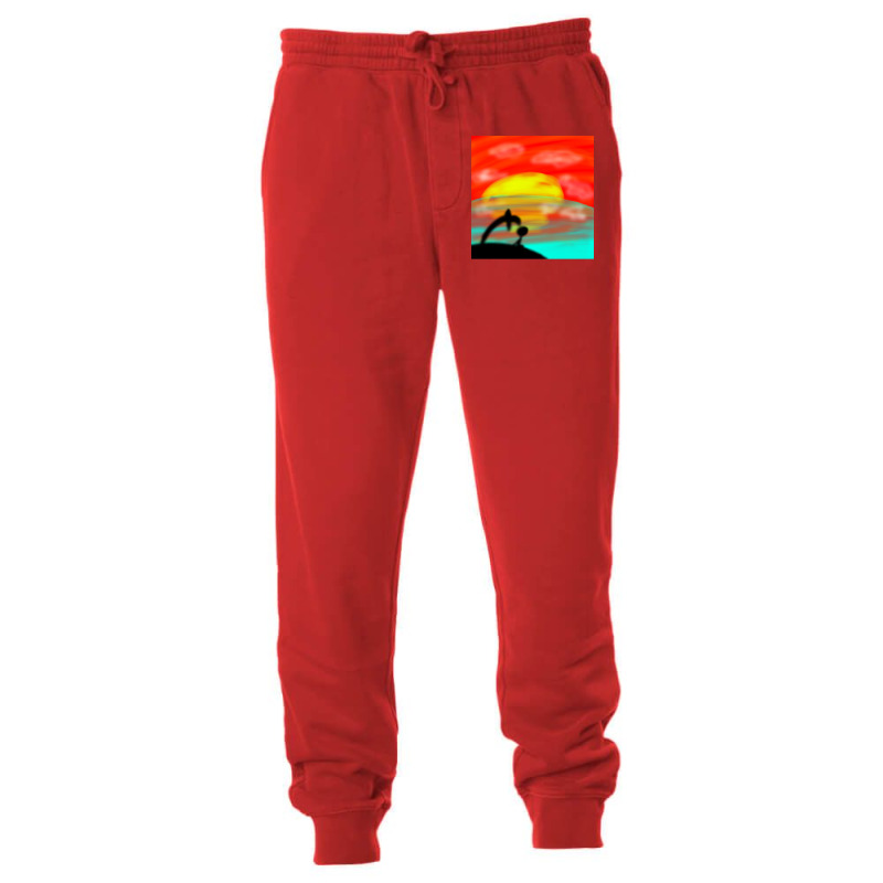 The Sunset Red Unisex Jogger | Artistshot