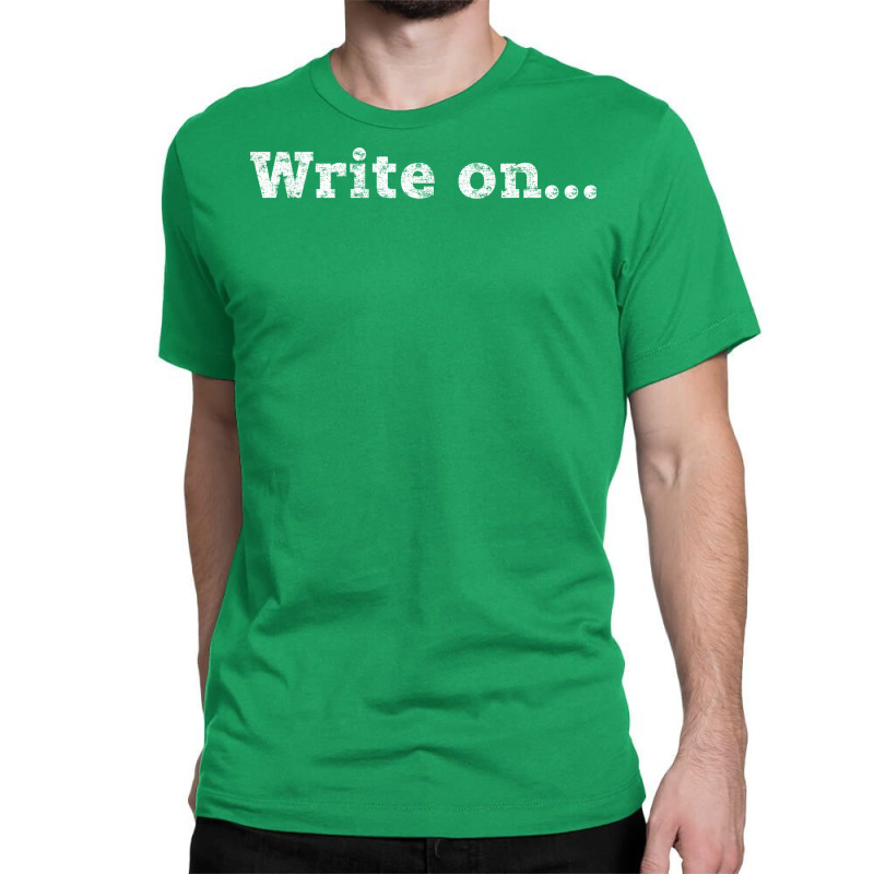 Funny Publishing Author Novelist Writer Distressed Classic T-shirt by ceibonurahn | Artistshot