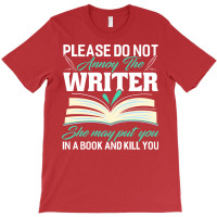 Author Book Writer Literature Bookworm Writing Gir T-shirt | Artistshot