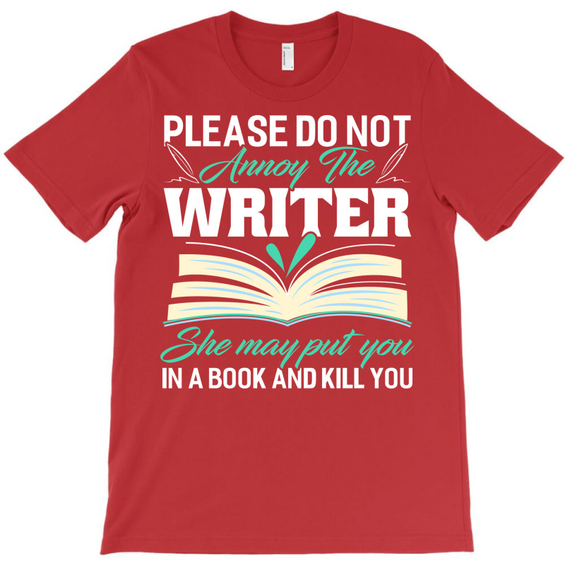 Author Book Writer Literature Bookworm Writing Gir T-Shirt by horveyfoths | Artistshot