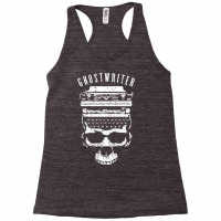 Ghostwriter Halloween Writer Author Ghost Typewrit Racerback Tank | Artistshot