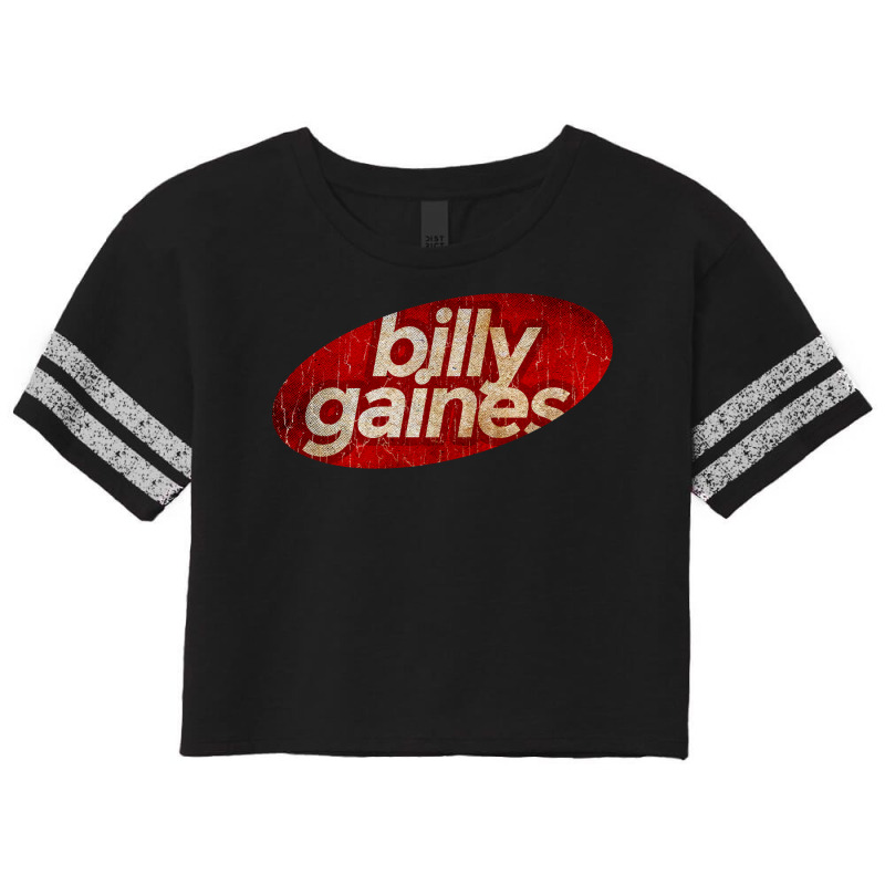 Billy Gaines Simple Red Elips Vintage Scorecard Crop Tee by yueyuterafau | Artistshot