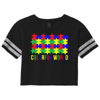 Colorful World Cute Scorecard Crop Tee | Artistshot