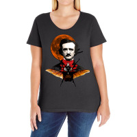 Edgar Poe Boy Ladies Curvy T-shirt | Artistshot