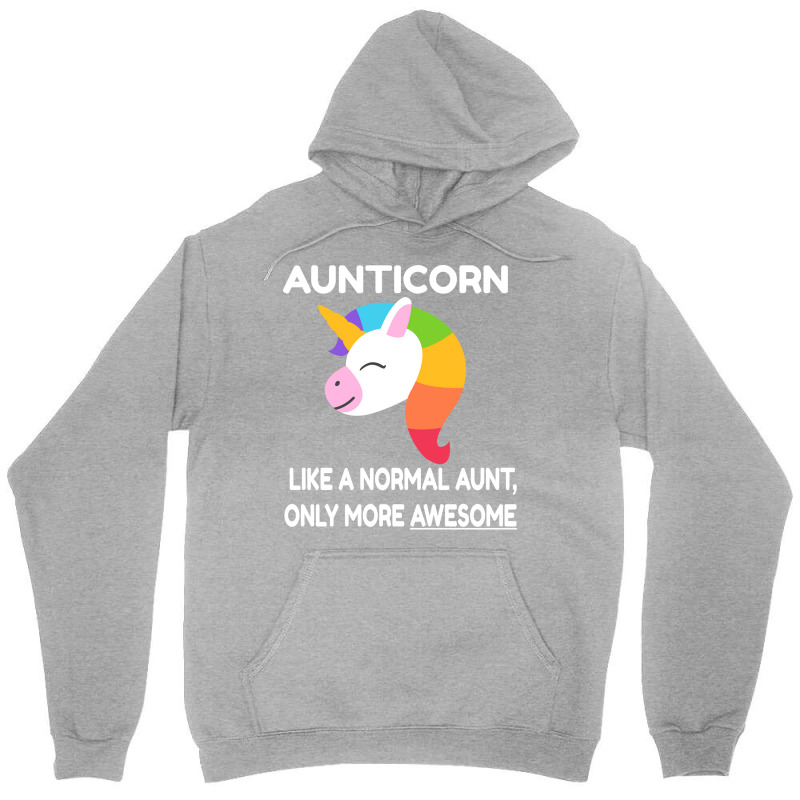 Aunticorn Like An Aunt Only Awesome Unicorn Music Unisex Hoodie by yazmiiciv0 | Artistshot