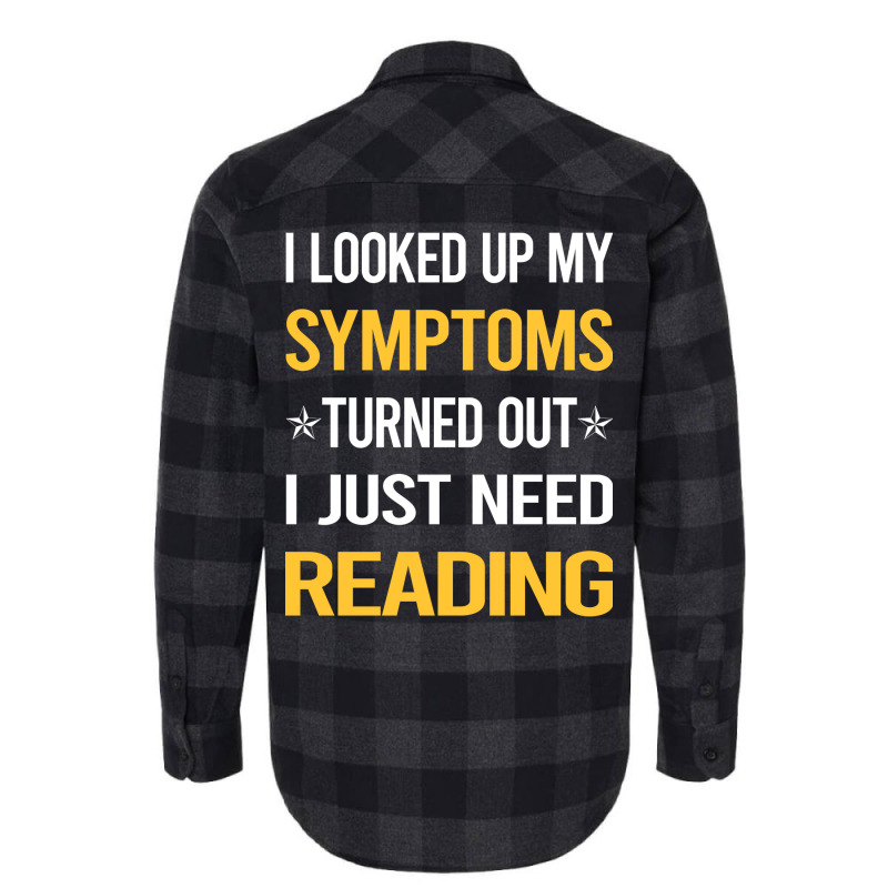 My Symptoms Reading Book Books Cute Flannel Shirt by botitefinos | Artistshot