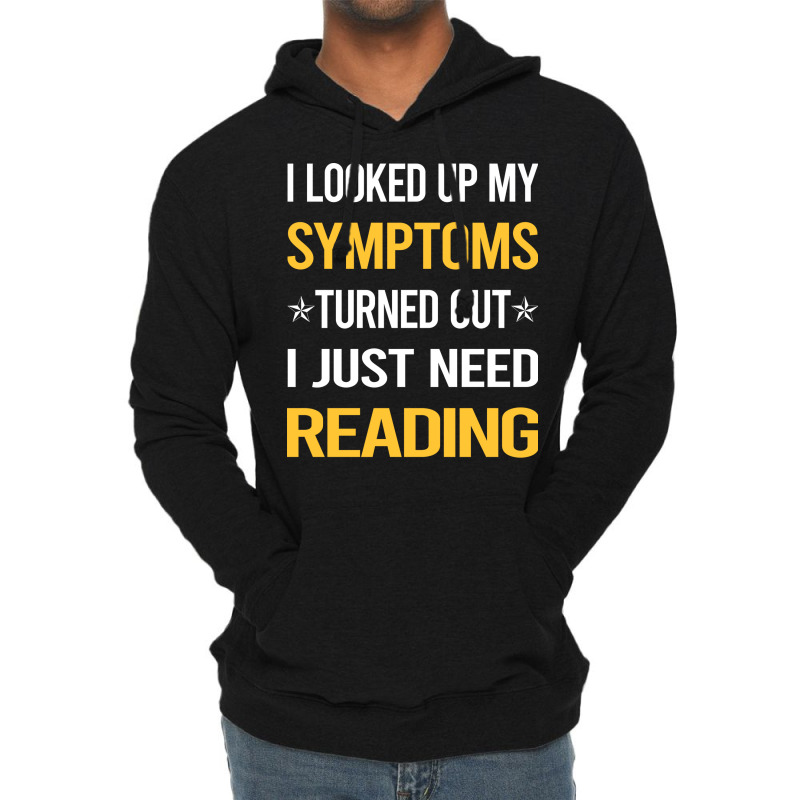 My Symptoms Reading Book Books Cute Lightweight Hoodie by botitefinos | Artistshot