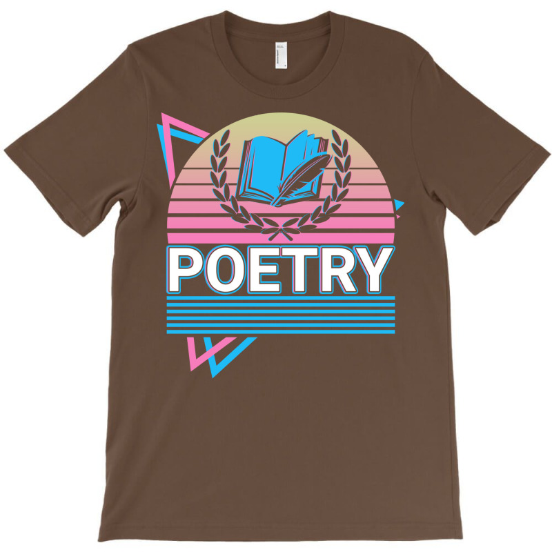 Poetry Poetic Poet Writer Author Retro Gift Yellow T-shirt | Artistshot