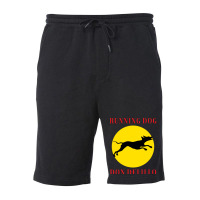 Running Dog Quote Fleece Short | Artistshot