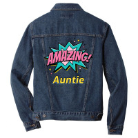 Amazing Auntie Nature Men Denim Jacket | Artistshot