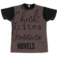 This Chick Writes Romance Novels Nostalgia Graphic T-shirt | Artistshot