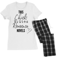 This Chick Writes Romance Novels Nostalgia Women's Pajamas Set | Artistshot