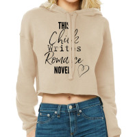 This Chick Writes Romance Novels Nostalgia Cropped Hoodie | Artistshot