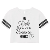 This Chick Writes Romance Novels Nostalgia Scorecard Crop Tee | Artistshot