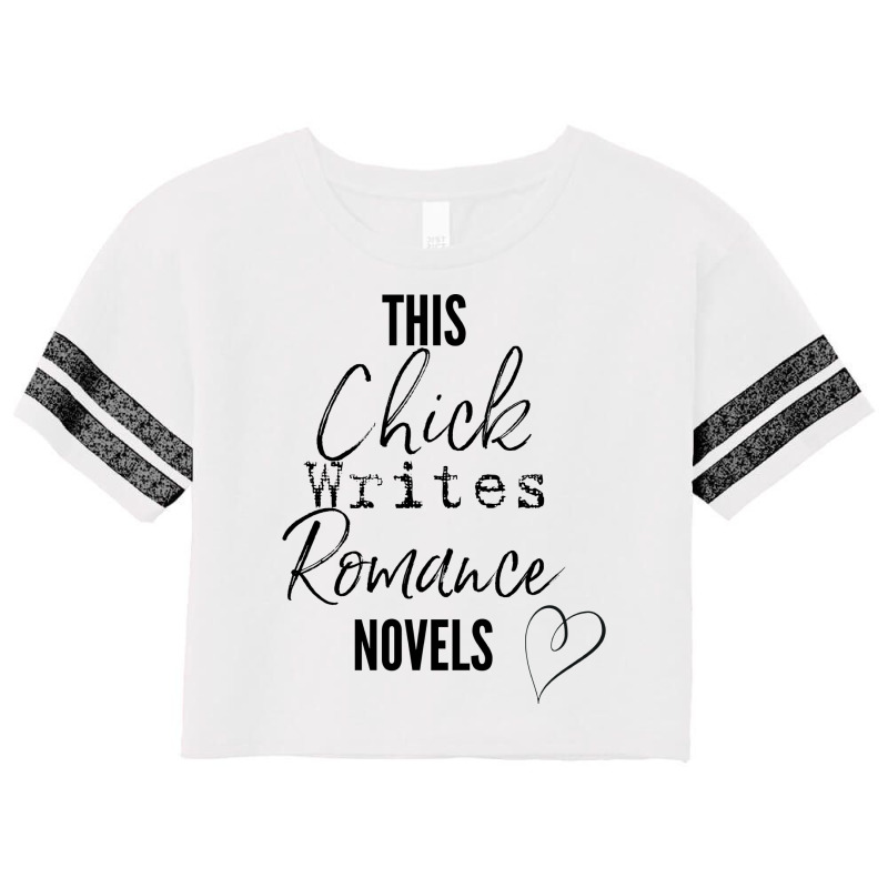 This Chick Writes Romance Novels Nostalgia Scorecard Crop Tee by melsranganjec | Artistshot