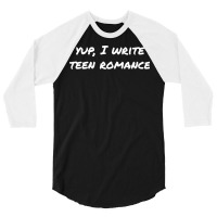 Yup I Write Teen Romance Red 3/4 Sleeve Shirt | Artistshot