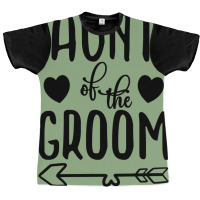 Aunt Of The Groom Wedding Party Graphic T-shirt | Artistshot