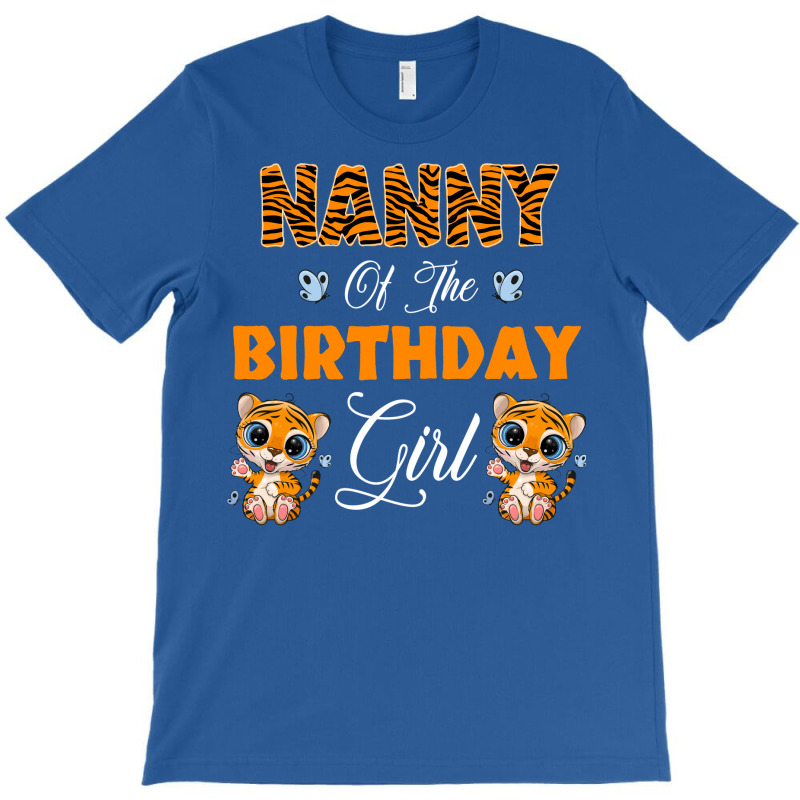 Leopard Tiger Nanny Of The Birthday Girl Boy T-Shirt by yazmiiciv0 | Artistshot