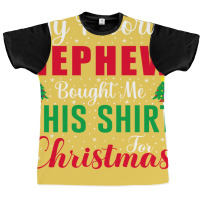 My Favorite Nephew Funny Christmas For Aunt Aesthe Graphic T-shirt | Artistshot