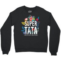 Super Tata Pregnancy Announcement Travel Crewneck Sweatshirt | Artistshot