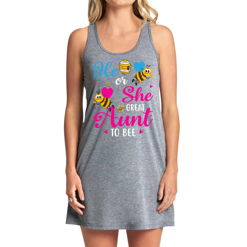 He Or She Great Aunt To Bee Gender Reveal Party St Tank Dress | Artistshot