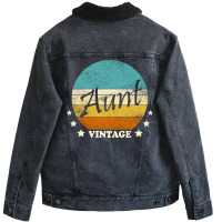 Vintage Aunt Tumblr Unisex Sherpa-lined Denim Jacket | Artistshot